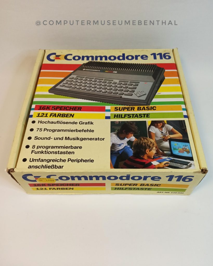 Commodore 116 box