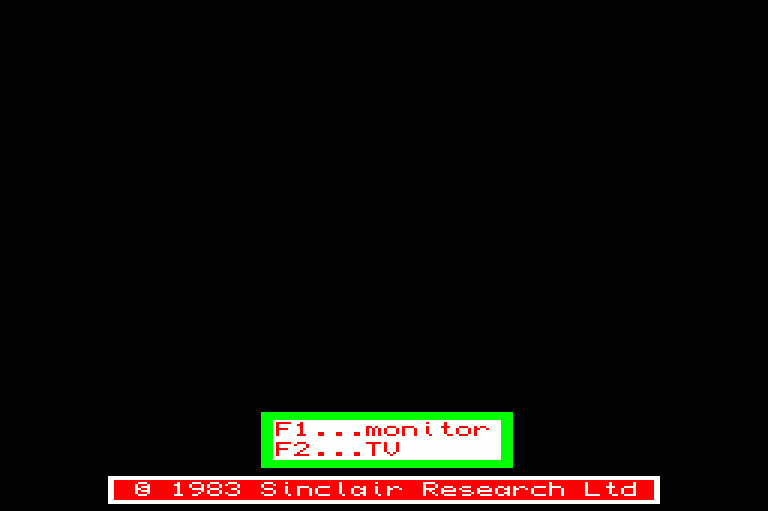 Sinclair QL screen