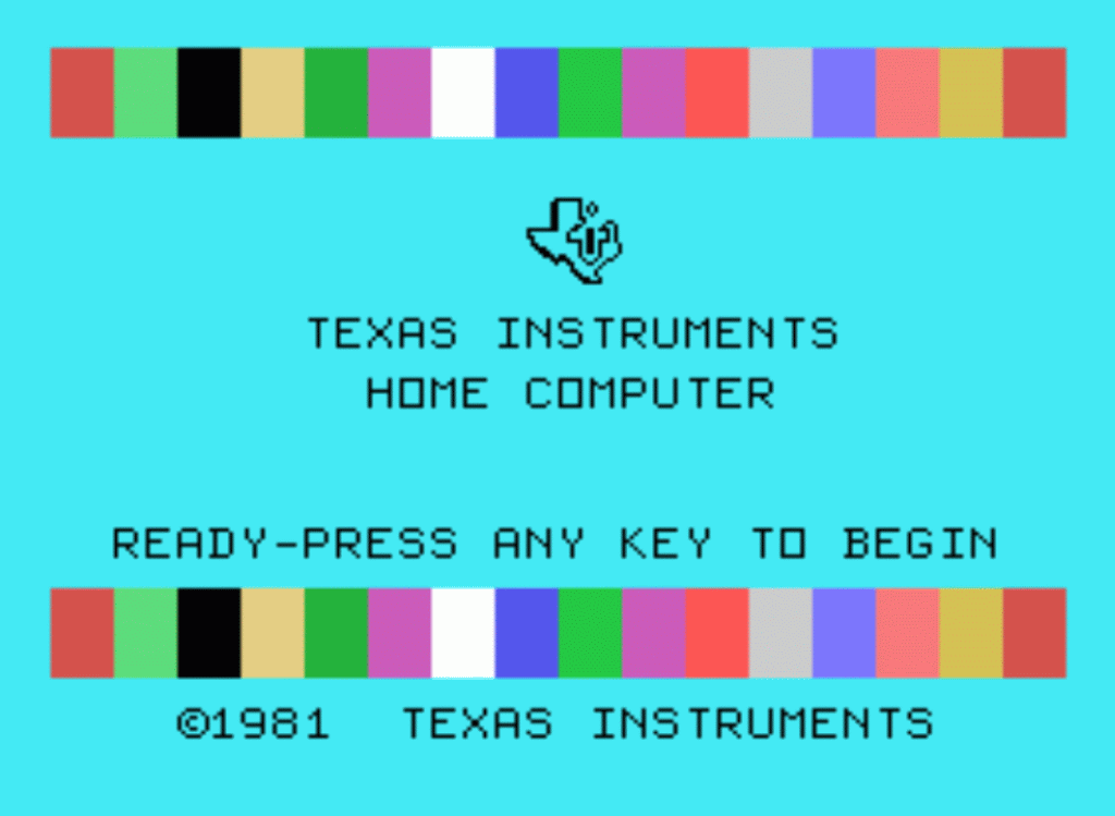 Ti99/4a screen