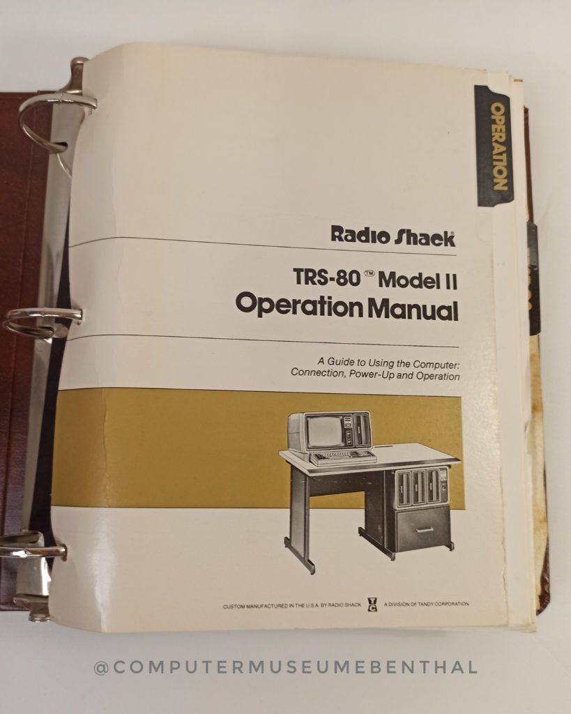 trs-80 model2 operation’s manual