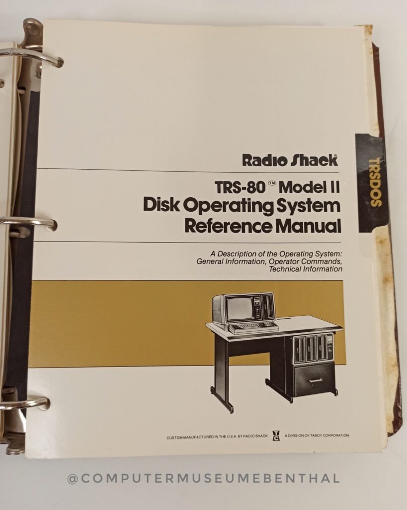 trs-80 model2 reference manual