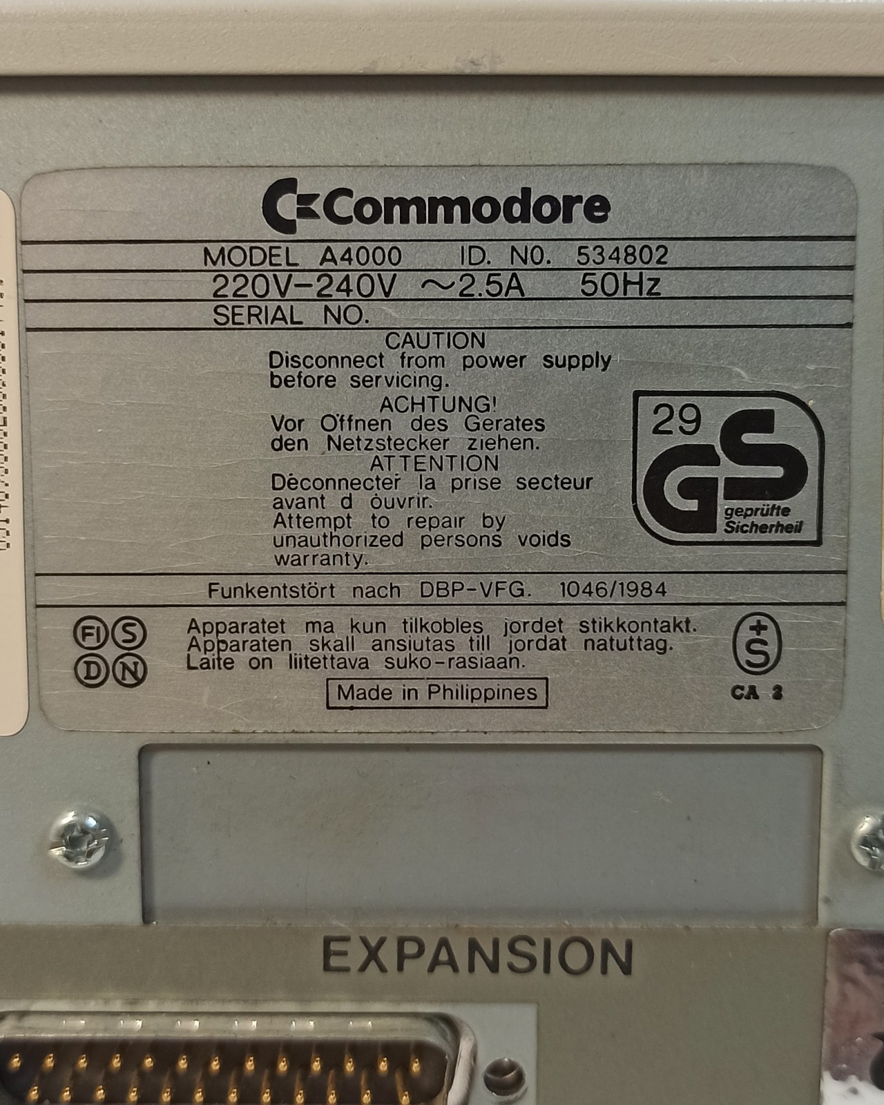 Commodore Amiga 4000